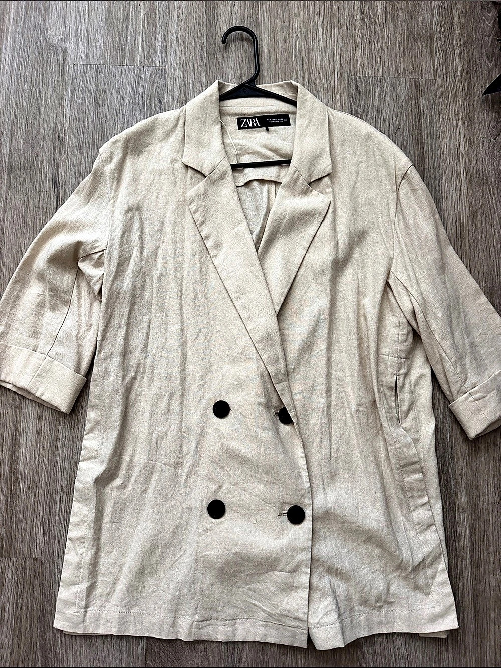 Zara Cream Blazer Like New